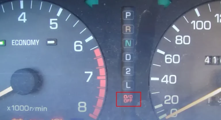 What Does O/D Off Mean on a Car