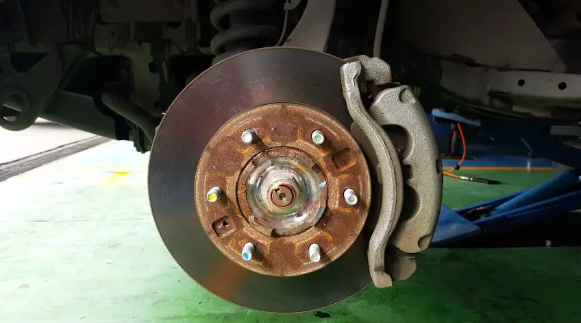 Orange Rust on Brake Rotors